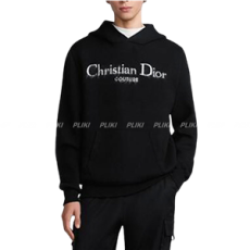 디올 크리스찬 디올 커츄얼 후드 스웨트 셔츠 블랙