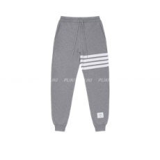 톰브라운 사선 클래식 스웨트팬츠 그레이