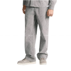 디올 오블리크 코튼 데님 카펜터 진 그레이