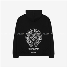 크롬하츠 홀스슈 집업 후드 블랙 - 도쿄 한정