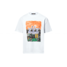 루이비통 엠벨리시드 그래픽 코튼 티셔츠