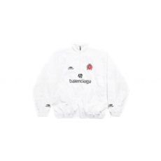 발렌시아가 사커 시리즈 파리 사커 트랙수트 자켓 화이트