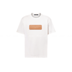 루이비통 VVN 패치 쇼트 슬리브드 코튼 크루넥