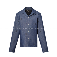 루이비통 엠벨리시드 데님 파자마 셔츠