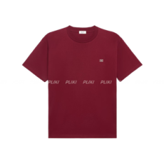 셀린느 트리옹프 루즈 티셔츠 버건디