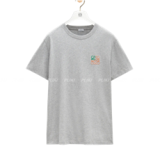 로에베 아나그램 코튼 티셔츠 그레이