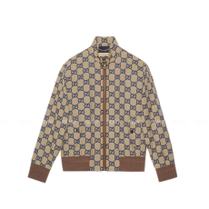 구찌 맥시 GG 캔버스 지퍼 재킷