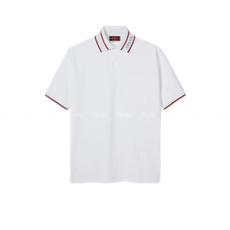 구찌 코튼 피케 폴로 셔츠 화이트