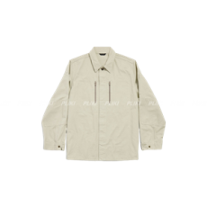 발렌시아가 밀리터리 셔츠 베이지