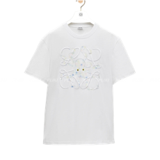 로에베 x 수나 후지타 옥토퍼스 티셔츠 화이트