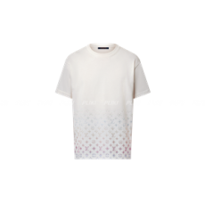 루이비통 모노그램 그라데이션 엠벨레시드 반팔 크루넥 화이트