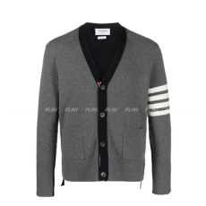 톰브라운 4 바 스트라이프 인타르시아 니트 가디건