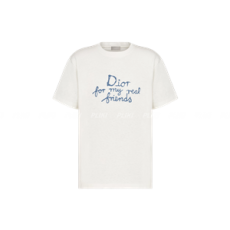 디올 & 힐튼 넬 릴랙스핏 반팔 티셔츠 화이트