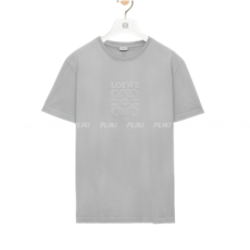 로에베 코튼 릴랙스 핏 티셔츠 그레이