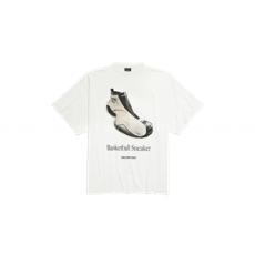 발렌시아가 엑스커베이터 스니커즈 오버사이즈 티셔츠