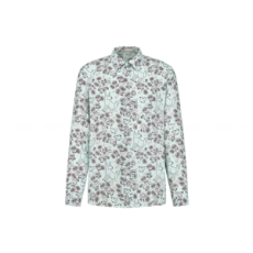 디올 DIOR AND HYLTON NEL 그린 실크 셔츠