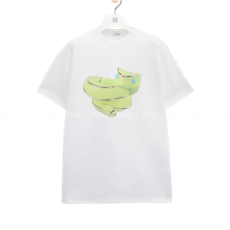 로에베 테크니컬 코튼 릴랙스 핏 티셔츠 화이트