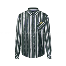 루이비통 롱슬리브드 실크 셔츠