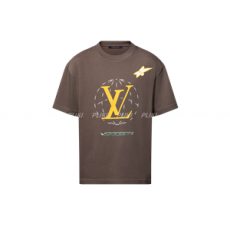 루이비통 워시드 코튼 티셔츠