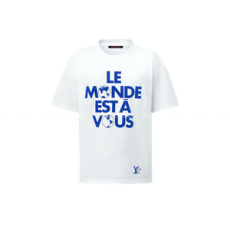 루이비통 LV 아트워크 그래픽 티셔츠 1AHCW3