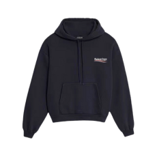 발렌시아가 웨이브로고 후드