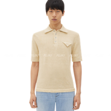 보테가베네타 라이트 리넨 폴로 셔츠