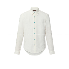 루이비통 실크 긴팔 셔츠