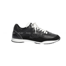 샤넬 벨벳 카프스킨 스니커즈 블랙