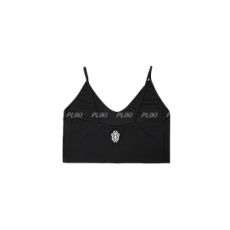 크롬하츠 블랙 스트레치 탱크 탑