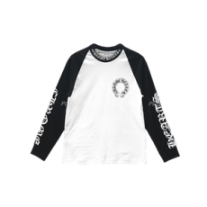 크롬하츠 홀스슈 로고 롱 슬리브 티셔츠