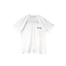 크롬하츠 스크롤 라벨 쇼트 슬리브 반팔 티셔츠 화이트