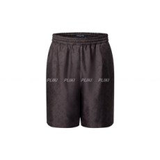 루이비통 프린트 모노그램 실크 쇼츠