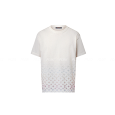 루이비통 모노그램 그라데이션 반팔 티셔츠 화이트