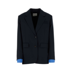 미우미우 핀스트라이프 싱글 브레스티드 블레이저