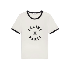 셀린느 코튼 저지 트리옴프 반팔 티셔츠