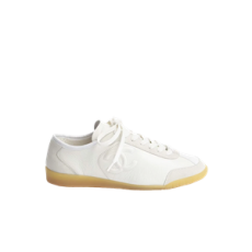 샤넬 스니커즈 카프스킨 벨벳 카프스킨 & 화이트