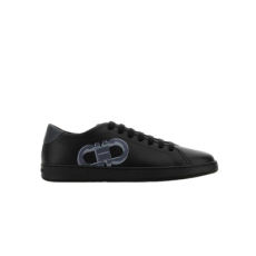 페레가모 더블 간치니 스니커즈 옵틱 블랙