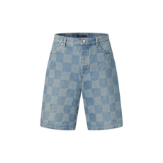 루이비통 다미에 3D 라이트 데님 쇼츠