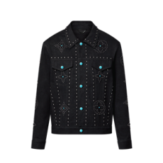 루이비통 엠브로이더드 데님 재킷