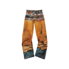 아크네 스튜디오 루즈 핏 진 2006M 러스트 오렌지