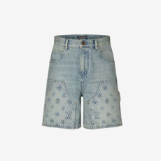 루이비통 데님 카펜터 쇼츠