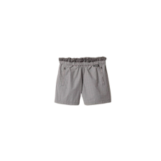 미우미우 체크 테크니컬 패브릭 버뮤다 팬츠