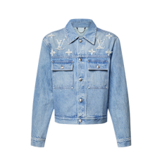 루이비통 데님 트러커 재킷