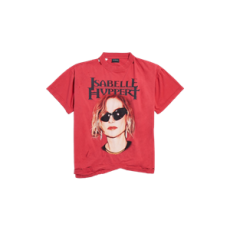 발렌시아가 이자벨 박시 티셔츠 페이드 레드