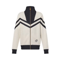 루이비통 니티드 코튼 세일러 블루종 화이트