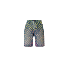 루이비통 레인보우 모노그램 데님 쇼츠