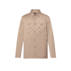 루이비통 플록 캐주얼 코튼 오버셔츠