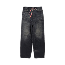 발렌시아가 조지 생크 배기 팬츠 블랙