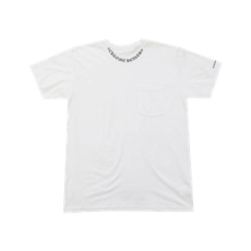 크롬하츠 넥 레터 로고 티셔츠 화이트