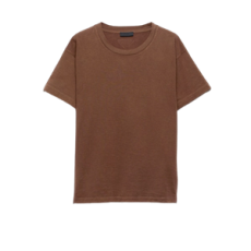 프라다 코튼 티셔츠 커피